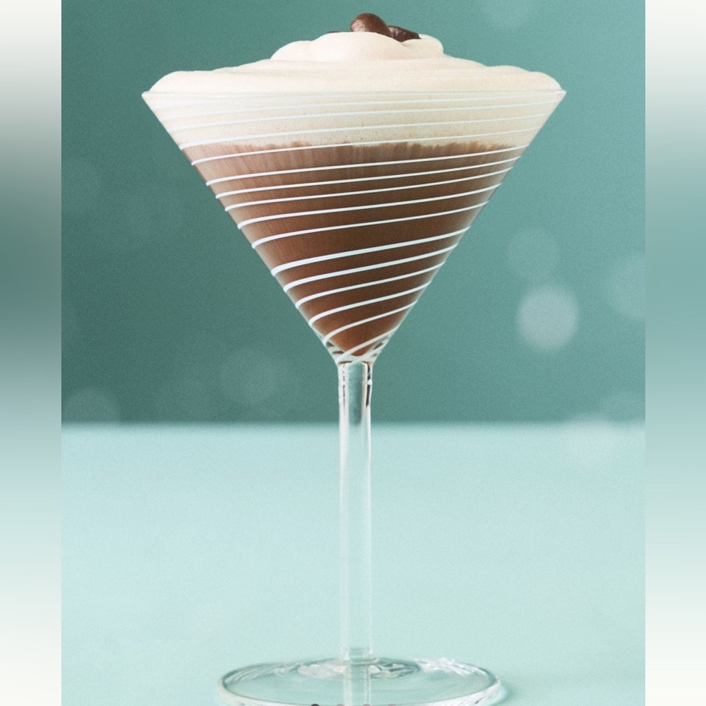 Anthropologie Arabesque Martini Glass | White | NIB